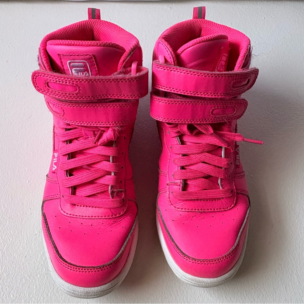 Fila Hot Pink Athletic High-Tops